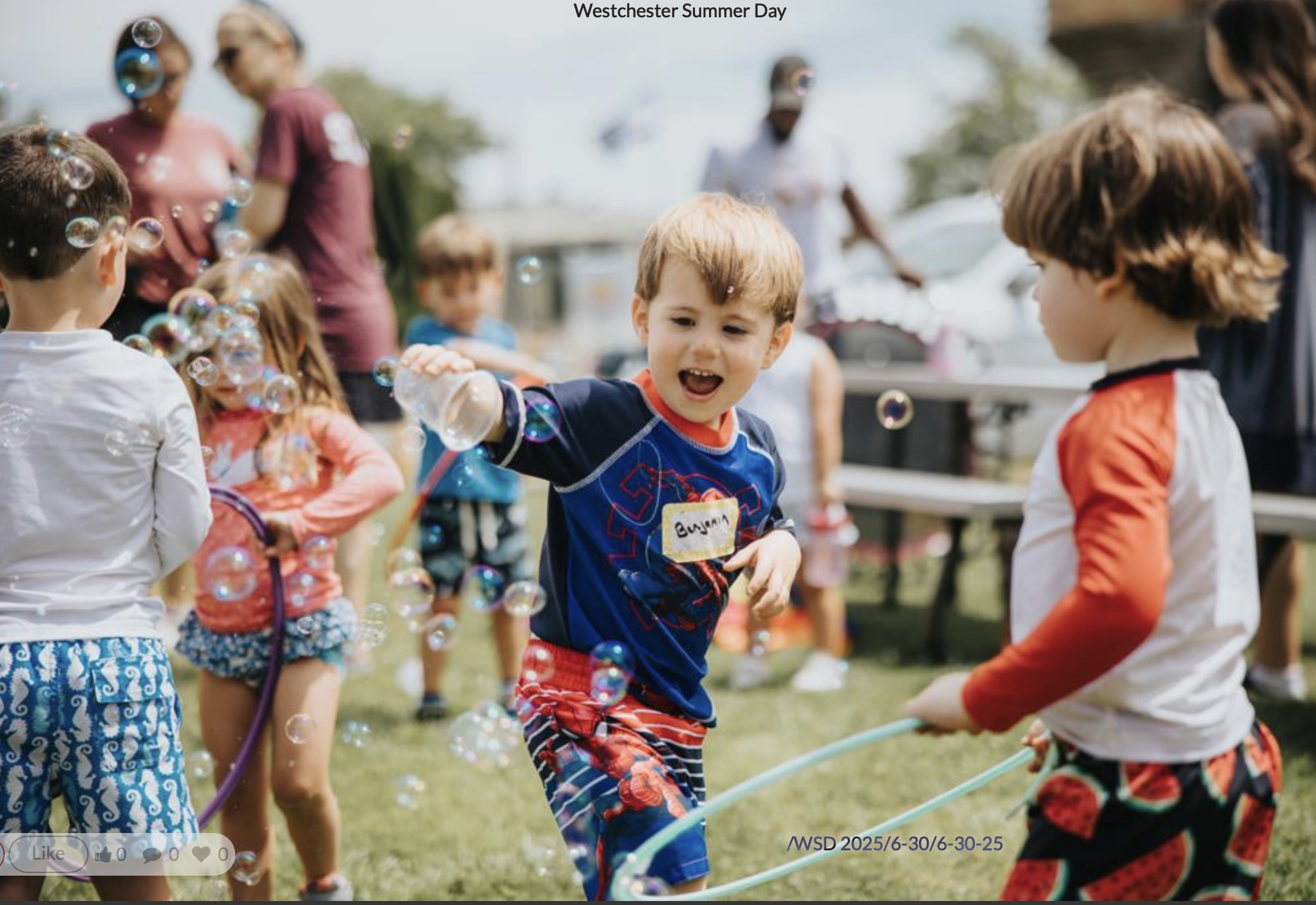 Toddlers running through a soft obstacle course