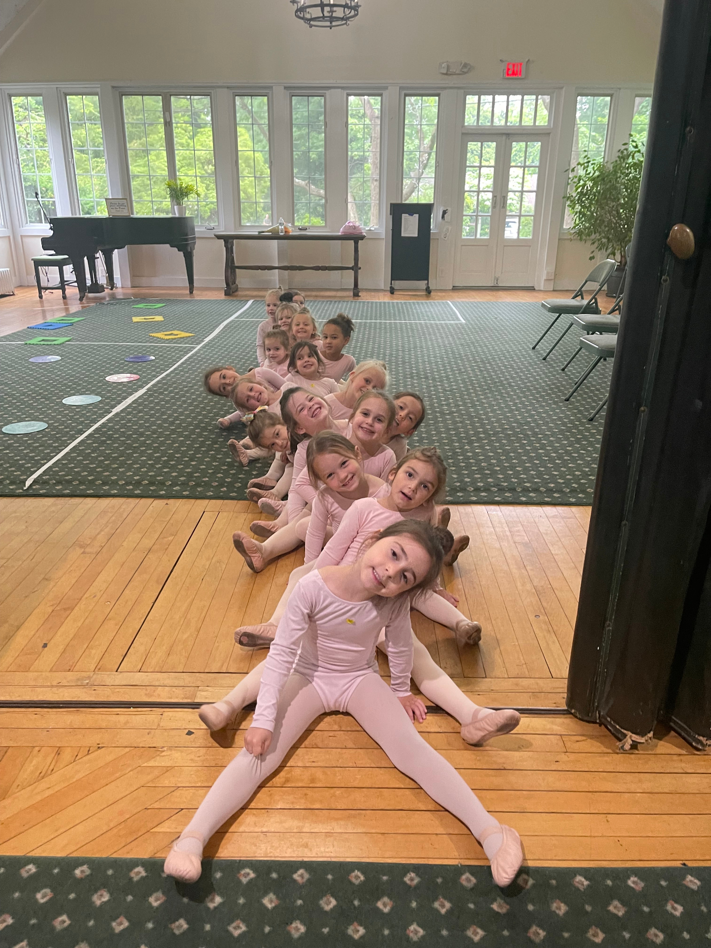 Petite ballet class